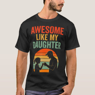 Vatertag-Shirt Männer Toll Wie Meine Tochter Lusti T-Shirt