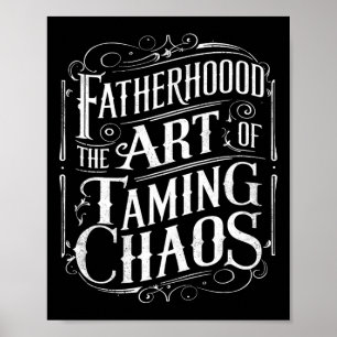 Vatertag Shirt Vater von jungen Kindern Vaterschaf Poster