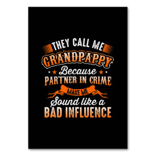 Vatertag   Sie nennen mich Großappy Tischnummer