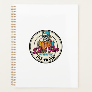 Vatertag Skelett Fast Food Humor T-Shirt Design_1 Planer