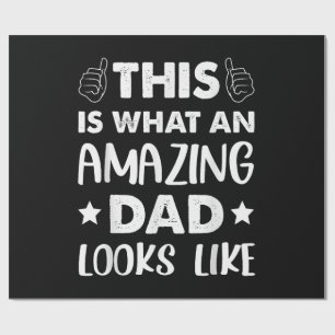 Vatertag So sieht ein Phantastischer Vater aus Geschenkpapier