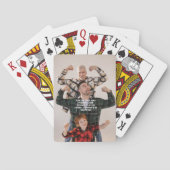 Vatertag Spielkarten - Custom Foto Poker (Rückseite)