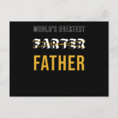 Vatertag Sprichwort Funny Gift Postkarte (Vorderseite)