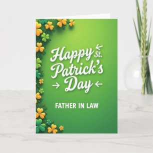 Vatertag St. Patricks Tag Karte
