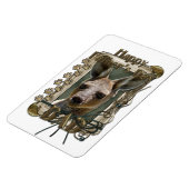 Vatertag - Steinpfähle - Kangaroo Magnet (Linke Seite)