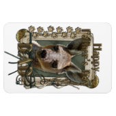 Vatertag - Steinpfähle - Kangaroo Magnet (Horizontal)