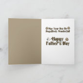 Vatertag - Steinpfähle - Mops Karte (Innenseite)