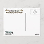 Vatertag - Steinpfeifen - Deutscher Schäferhund -  Postkarte (Rückseite)