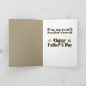 Vatertag - Steintatzen - Chow-Chow - Cinny Karte (Innenseite)