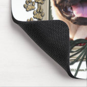 Vatertag - Steintatzen - Mops Mousepad (Ecke)