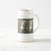 Vatertag - Steintatzen - Westie Bierglas (VorderseiteRechts)