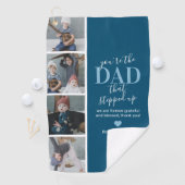 Vatertag Stepdad Foto Golfhandtuch (Insitu)