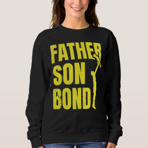 Vatertag stolze Familie Vater Son Bond Sweatshirt