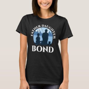 Vatertag stolze Familie Vater Tochter Bond Fis T-Shirt