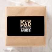 Vatertag stolzer Vater einer Krankenschwester (Insitu)