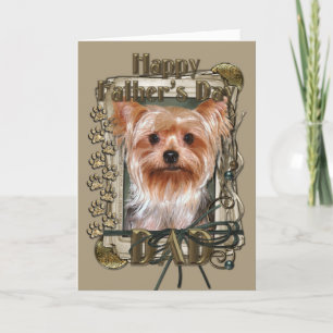 Vatertag - Stone Paws - Yorkshire Terrier Karte