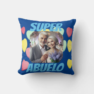 Vatertag Super Abuelo Love Message Spanisch Kissen