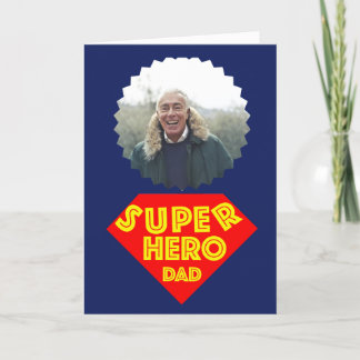 Vatertag Super Hero Vater Feiertagskarte