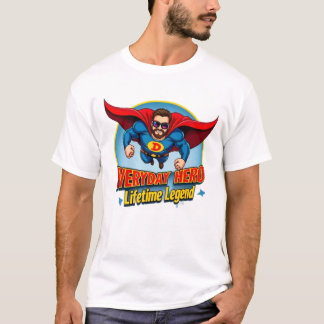 Vatertag Super Papa Held T-Shirt
