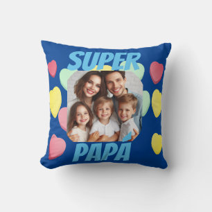 Vatertag Super Papá   Love Message Spanisch Kissen