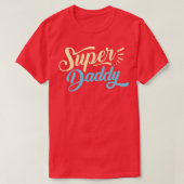 Vatertag Super Papa T-Shirt (Design vorne)
