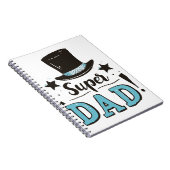 Vatertag - Super Vater Celebration Notizblock (Rechte Seite)