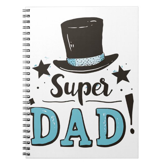 Vatertag - Super Vater Celebration Notizblock (Vorderseite)