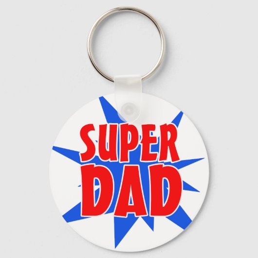 Vatertag Super Vater Schlüsselanhänger (Vorderseite)