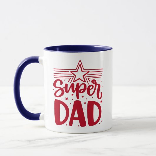 Vatertag Super Vater Tasse (Links)