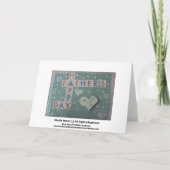 Vatertag - Sweetheart - Scrapbook Card Karte (Rückseite)