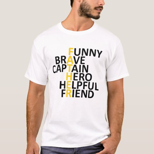 Vatertag T-Shirt – Bester Vater überhaupt (Vorderseite)