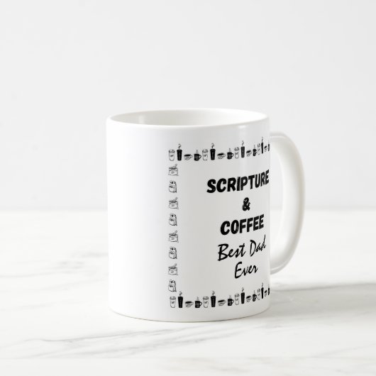 Vatertag Tasse | Schrift | PERSONALISIERT (VorderseiteRechts)