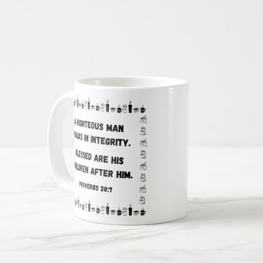 Vatertag Tasse | Schrift | PERSONALISIERT (Vorderseite Links)
