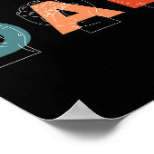 Vatertag Taubstumme Zeichensprache Poster (Ecke)