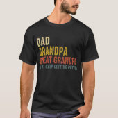 Vatertag Tee, Vater Opa Großer Opa T-Shirt (Vorderseite)