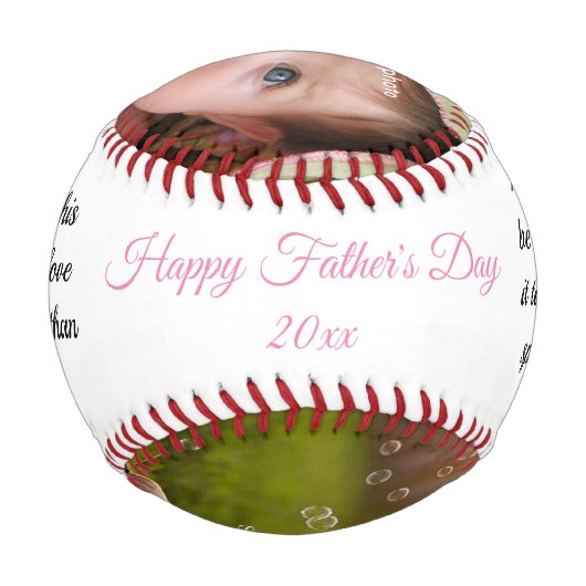 Vatertag, Tochter, Eigene Baseball (Rückseite)