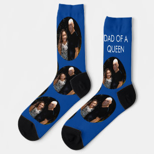 Vatertag Tochter Papa Foto Socken