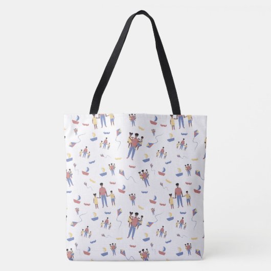 Vatertag Tote Tasche (Vorderseite)