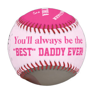 Vatertag Triplet Slugger Pink Foto Baseball