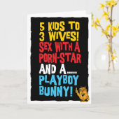 Vatertag ... Trump Karte (Gelbe Blume)