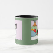 Vatertag Tuxedo Katze Tasse (Zentrum)