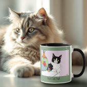Vatertag Tuxedo Katze Tasse