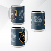 Vatertag Typografie Kaffee Tasse