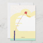 Vatertag und Sohn Fischen Vatertag Karte (Rückseite)