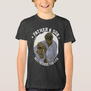 Vatertag und Son Custom Foto Beste Freundinnen Vat Tri-Blend Shirt