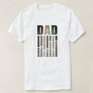 Vatertag "VATER" Beschreibung T-Shirt