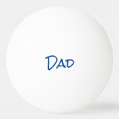Vatertag Vater Blau Tischtennisball (Rückseite)