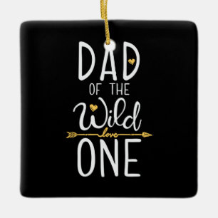 Vatertag Vater der wilden Liebe Eins Keramikornament