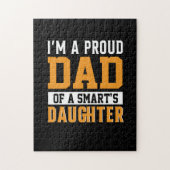Vatertag Vater einer intelligenten Tochter Puzzle (Vertikal)