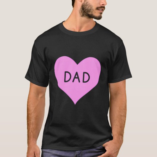 Vatertag Vater Familie Vatertag Geschenk Tochter T-Shirt (Vorderseite)